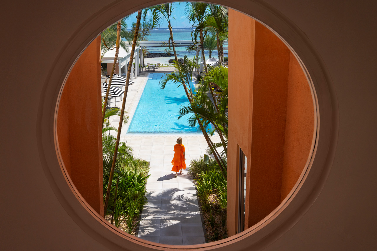 Walking towards the pool and ocean at SALT of Palmar.