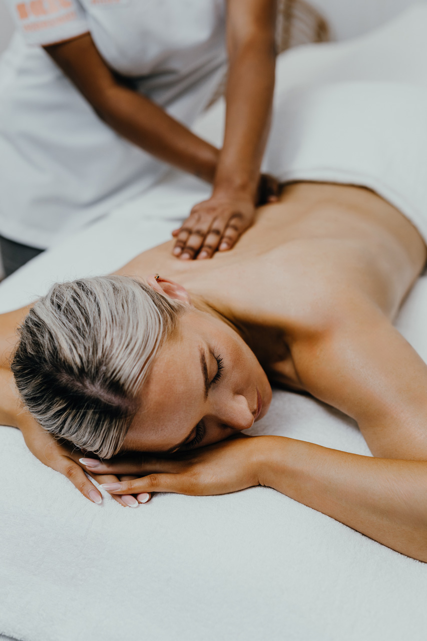 Relaxing massage treatment at SALT Equilibrium spa.