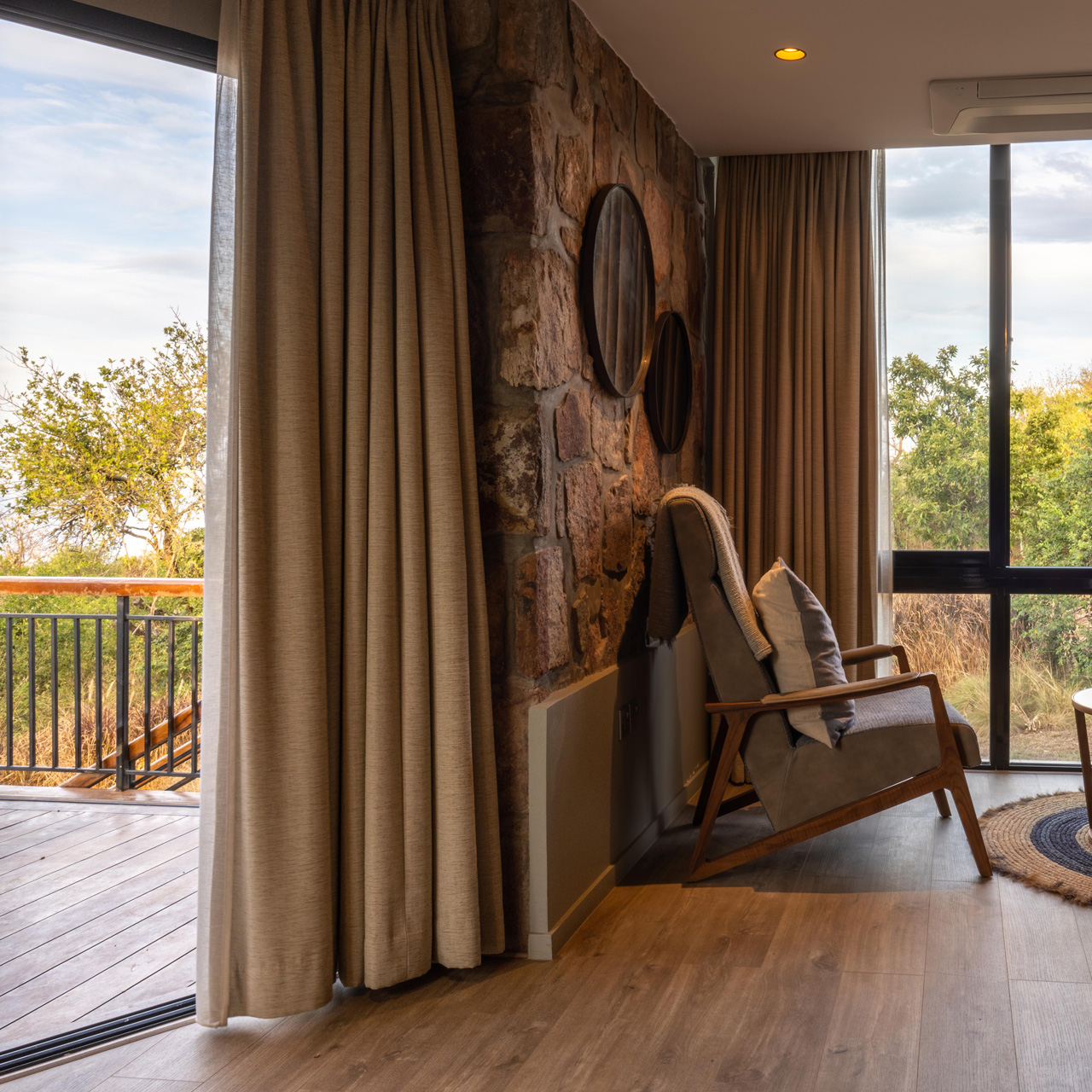 Private outdoor terrace