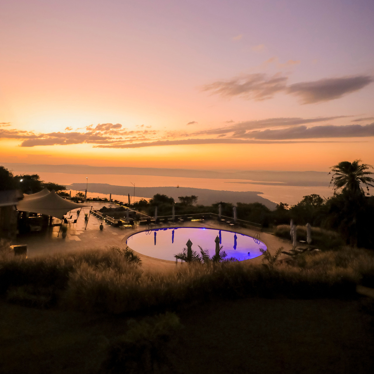 Golden-hour sunsets
